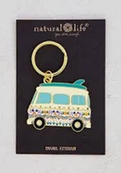 Enamel Key Chain Van